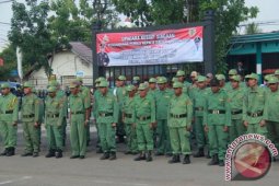 Ribuan  Linmas Siap Kawal Pilkada