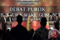 Debat publik penutup kampanye cagub jambi