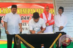 KPU Jember Deklarasikan Kesepakatan Damai Jelang Pilkada