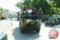Pangdam  Buka Pameran Alutsista di Tebing Tinggi