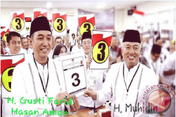 Muhidin-Farid Kuasai Perolehan Suara Di Banjarmasin