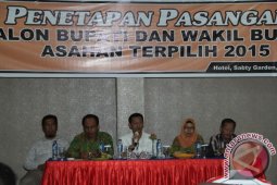 KPUD Tetapkan Taufan &acirc;&euro;&ldquo; Surya Pemenang Pilkada Asahan