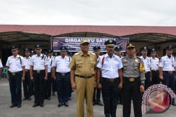 Peringatan Hut Satpam ke 35 di Tebing Tinggi.