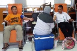 Donor Darah PDAM Samarinda Peroleh 62 Kantong