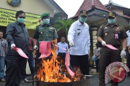 Pemusnahan Sabu
