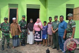Danrem Lilawangsa Bantu Rumah Janda Miskin