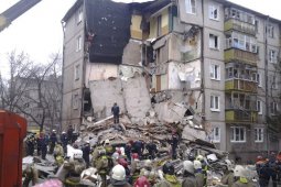 Gas klorin dari stasiun pompa air di Kota Izhevsk Rusia bocor