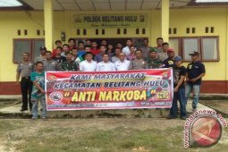 Komunitas Anti Narkoba Belitang Hulu Terbentuk