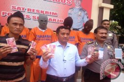 Polres Sidoarjo Tangkap Sindikat Pengedar Uang Palsu