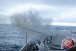 KRI Koarmatim Gelar Latihan RAS Jelang Indopura-2016