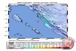 Getaran Gempa Metawai Dirasakan Warga Bukittinggi