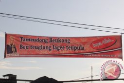 Spanduk Calon Bupati Dari PA Mulai Bermunculan