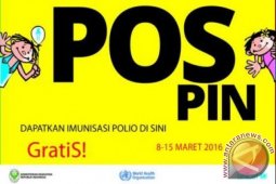 Dinkes Sediakan 138 Pos PIN Polio