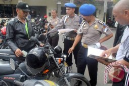 Polres Tulungagung Tarik Sembilan Motor Dinas