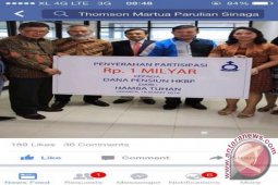 Dana Pensiun &acirc;&euro;&oelig;HKBP&acirc;&euro; Dapat Sumbangan Satu Miliar
