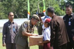 Gubernur Lampung Pimpin Apel Besar HUT Ke-66 Pol PP 2016 Di Metro