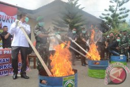 Polres Musnahkan Barang Bukti Sabu-sabu