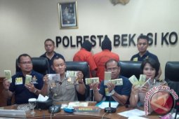 Polresta Bekasi Sita Rp12 Miliar Uang Palsu
