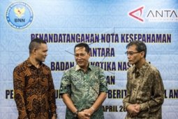 Kerja Sama BNN - ANTARA