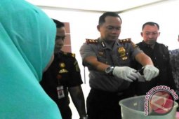Polres Paser Musnahkan 18,53 Gram Sabu