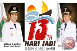 Lipsus - HUT Kabupaten Tanah Bumbu Ke-13 tahun 2016 TINGKATKAN DAYA SAING UNTUK MENDORONG KESEJAHTERAAN MASYARAKAT DI BUMI BERSUJUD