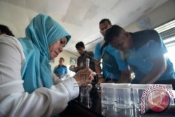 Petugas Lapas Jambi di tes urine