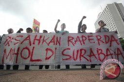 Aksi Raperda Mihol