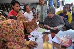 Pembuatan E-KTP di Pasar