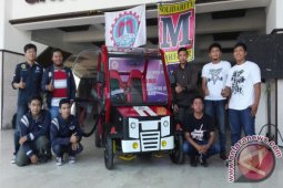 Mahasiswa Untag Buat Mobil Listrik "City Car"