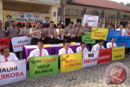 Polres Sidoarjo Instruksikan Jajarannya Terus Perangi Narkoba