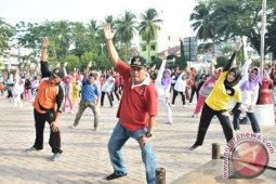 Walikota Ikuti Senam Milad Wanita Islam ke 54