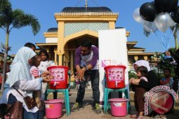 EDUKASI CUCI TANGAN PAKAI SABUN