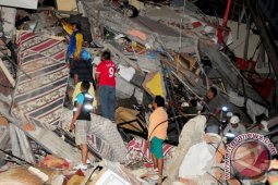 Korban Tewas Gempa Ekuador Lebih 650 Orang