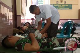 Jajaran Korem 011/LW Lakukan Donor Darah