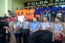 Polda Amankan 38 Pencuri Kendaraan Roda Dua