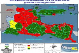 BMKG: Sejumlah Wilayah Jatim Berpotensi Hujan