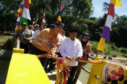 Bupati Resmikan Jembatan Gantung Pulo Godang