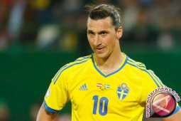 Ibrahimovic kunci Swedia lolos dari "grup neraka" Euro 2016