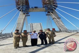 Gubernur Babel Tinjau Pembangunan Jembatan "Bascule"