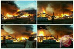 Fire Burned Dozens of Homes And Stores in Kotabaru