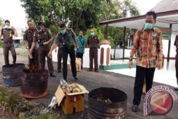 Kejari Batulicin Musnahkan 5.220 Butir Obat Ilegal