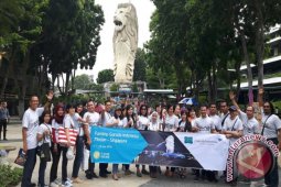 Senyum Garuda Indonesia, Penerbangan Garuda  Medan-Singapura  Penuh