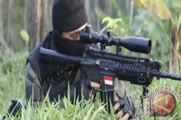 Lebaran  - Brimob Jambi siagakan penembak di jalur mudik
