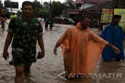 Dandim Pasuruan Tinjau Lokasi Banjir