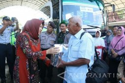150 Warga Ikuti Balik Gratis di Kediri