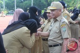 Kehadiran Masuk Kerja PNS Asahan 92,23 Persen