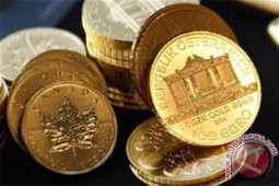 Harga emas turun lagi karena dolar menguat