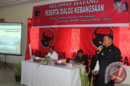 Bupati Samosir Paparkan RPJMD di HUT PDIP