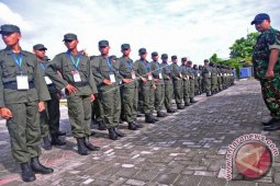 Ratusan Anggota Ormas Ikut Latihan Bela Negara