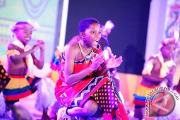 Eksibisi Anak Afrika di Pontianak